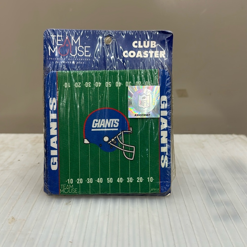 NWT vintage NY Giants coasters